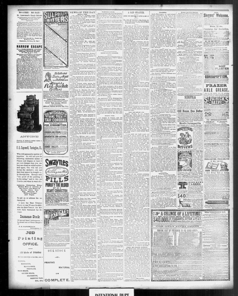Full page: Irish Americans Honor Executed Patriot Patrick O'Donnell with Memorial Mass in 1884