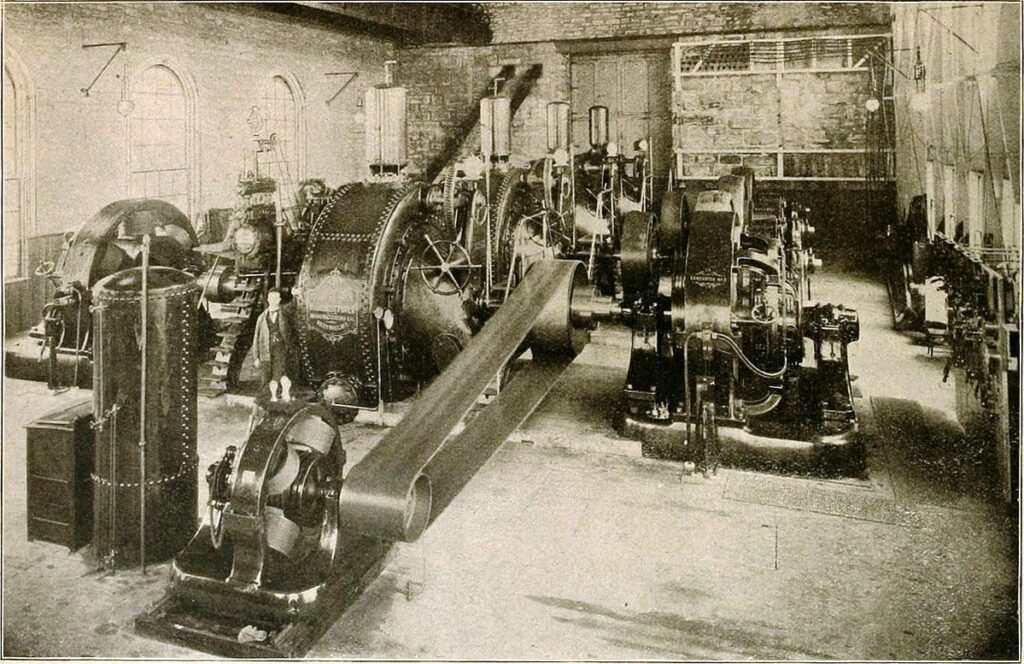 Niagara Power Company Tests Revolutionary Industrial Electricity at Niagara Falls, 1895