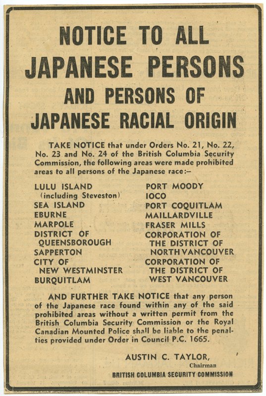Canada Announces $1.2 Million Compensation for Japanese Evacuation Losses, 1950