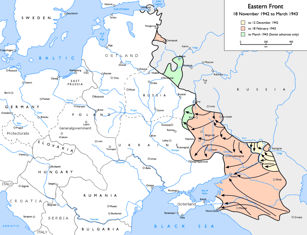 Soviet Forces Break German Lines as Red Army Reaches Peak Power in Eastern Front Offensive, September 1943
