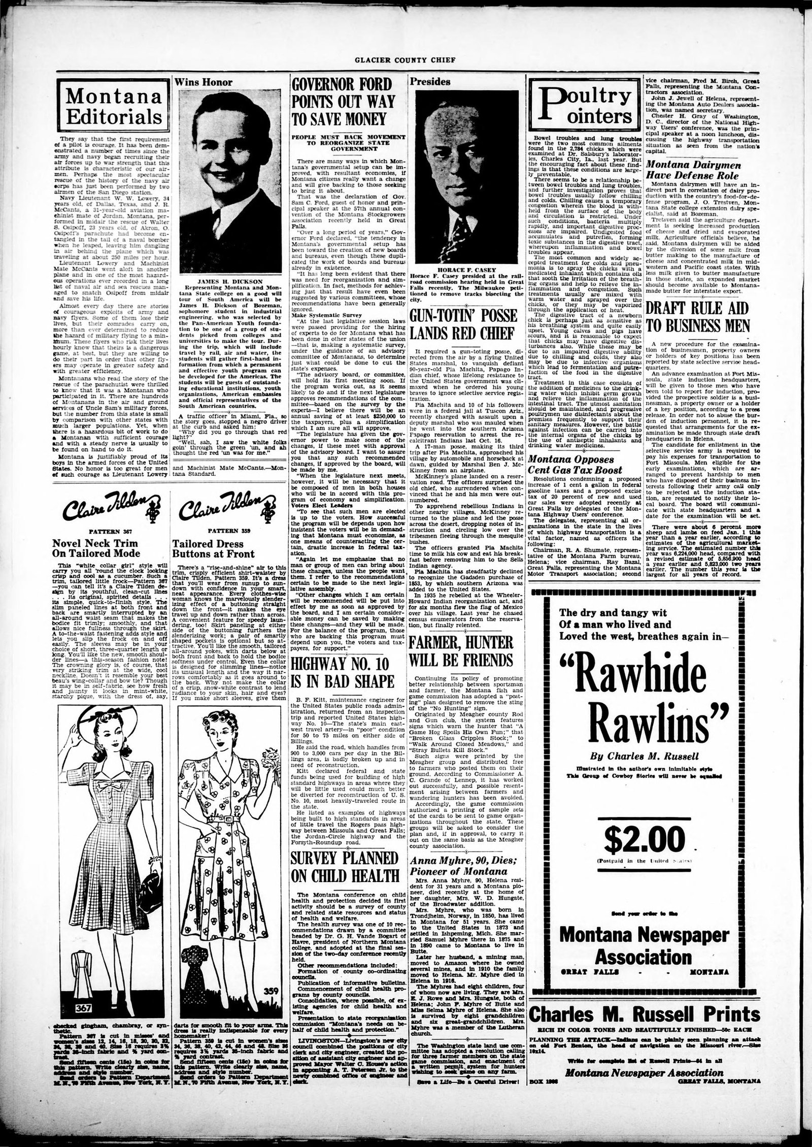 Front page, Carbon County News, June 6, 1941