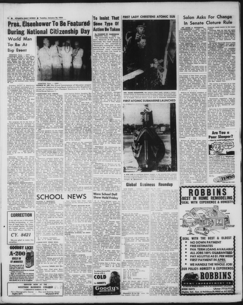 Full page: Washington Transit Company Refuses to Hire Black Workers Under Strike Threat, 1954