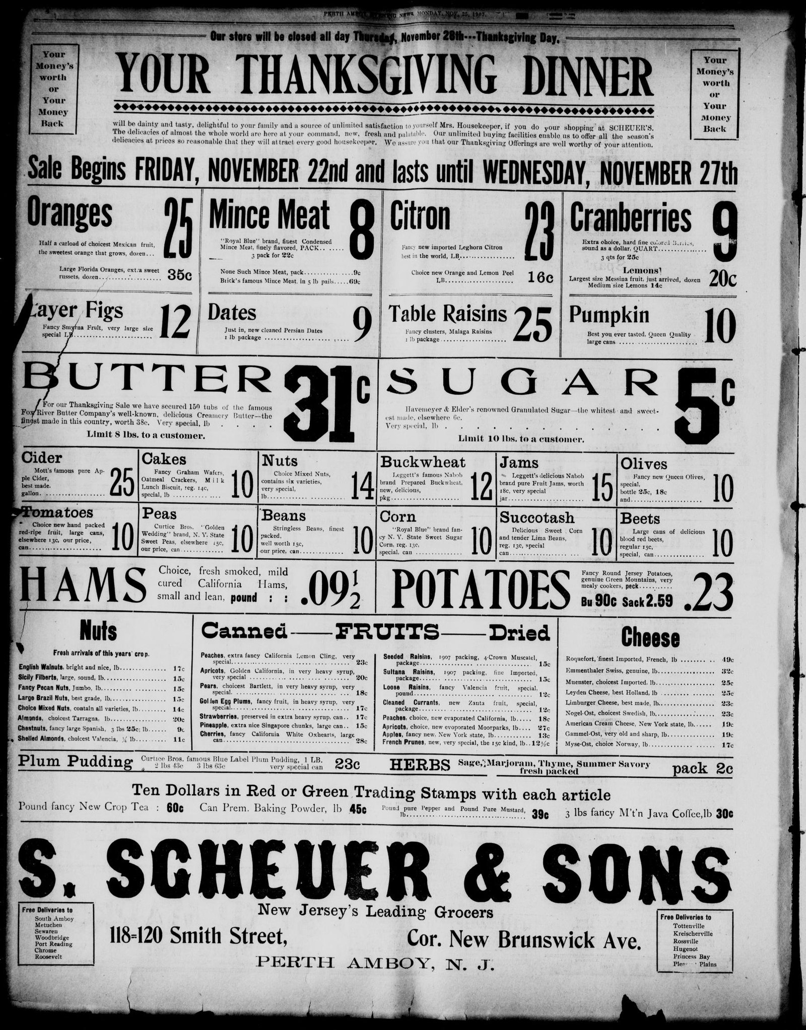 Front page, The Daily Alaskan, November 25, 1907